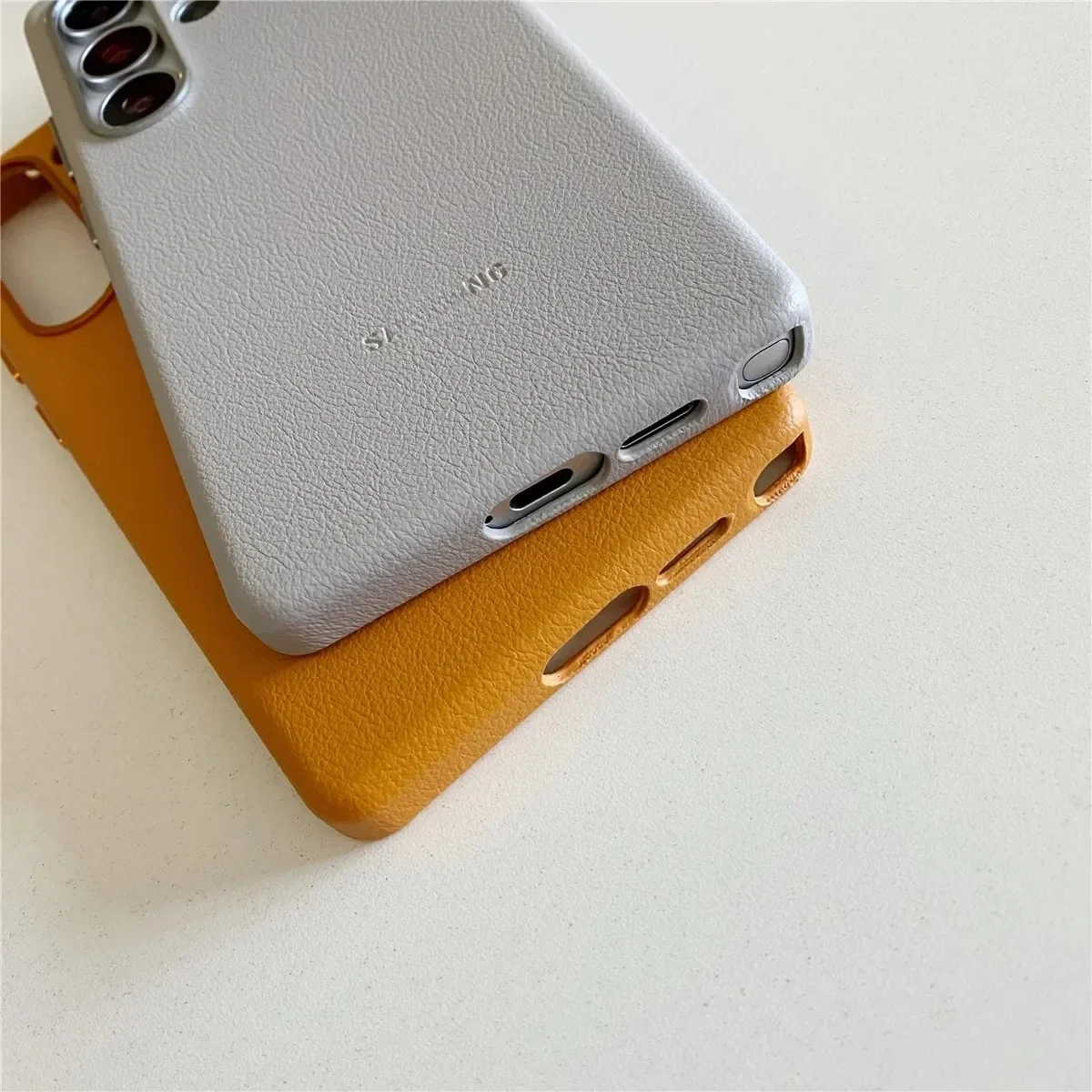 حافظة جلدية أصلية بعدسة ممتصة للصدمات لهاتف سامسونج جالاكسي S25 Ultra S25 Edge S25Plus غطاء هاتف واقٍ مقاوم للصدمات #6