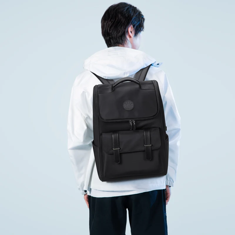 حقيبة ظهر رجالية ذات سعة كبيرة بجودة جولف قابلة للتوسيع ومقاومة للماء حقيبة ظهر عصرية مقاس 15.6 بوصة للسفر والعمل للرجال