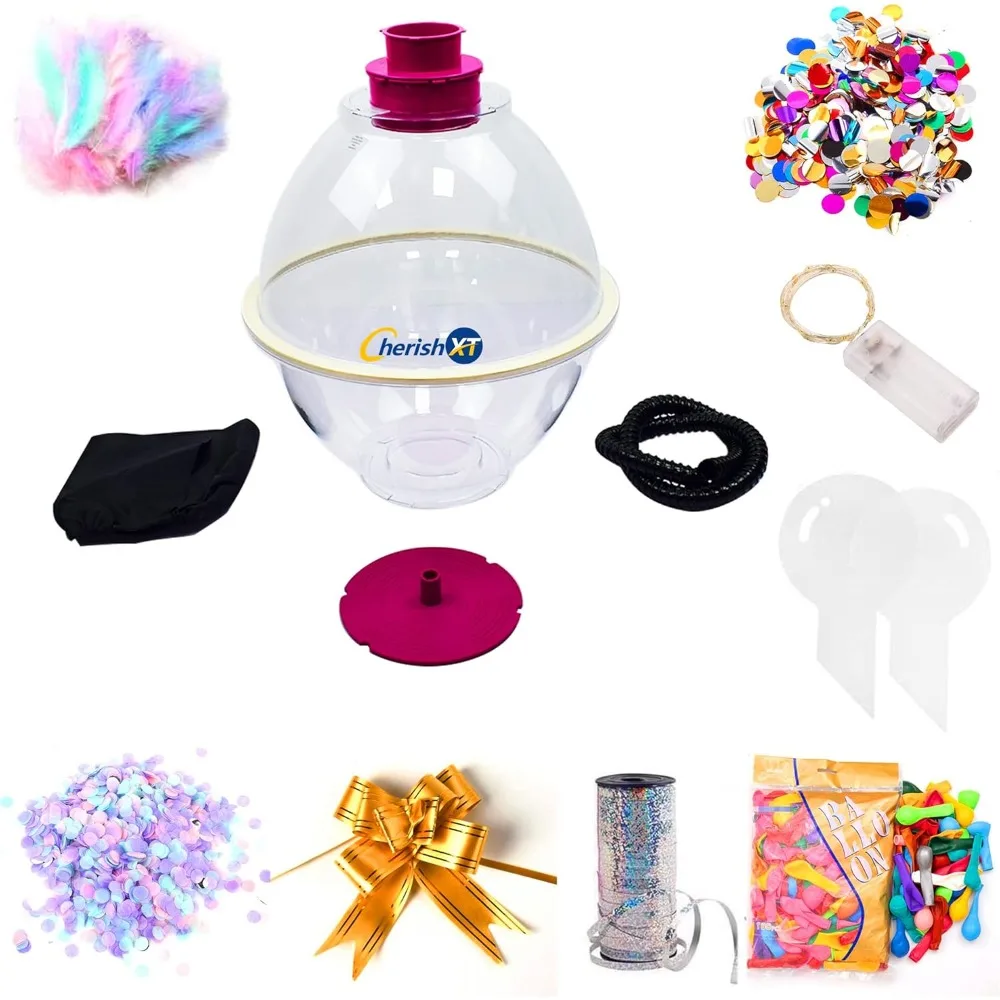 

MOSHOU Balloon Stuffing Machine Balloon Bouquet Christmas Birthday Party Gift Art Balloons Filling Decoration Supply