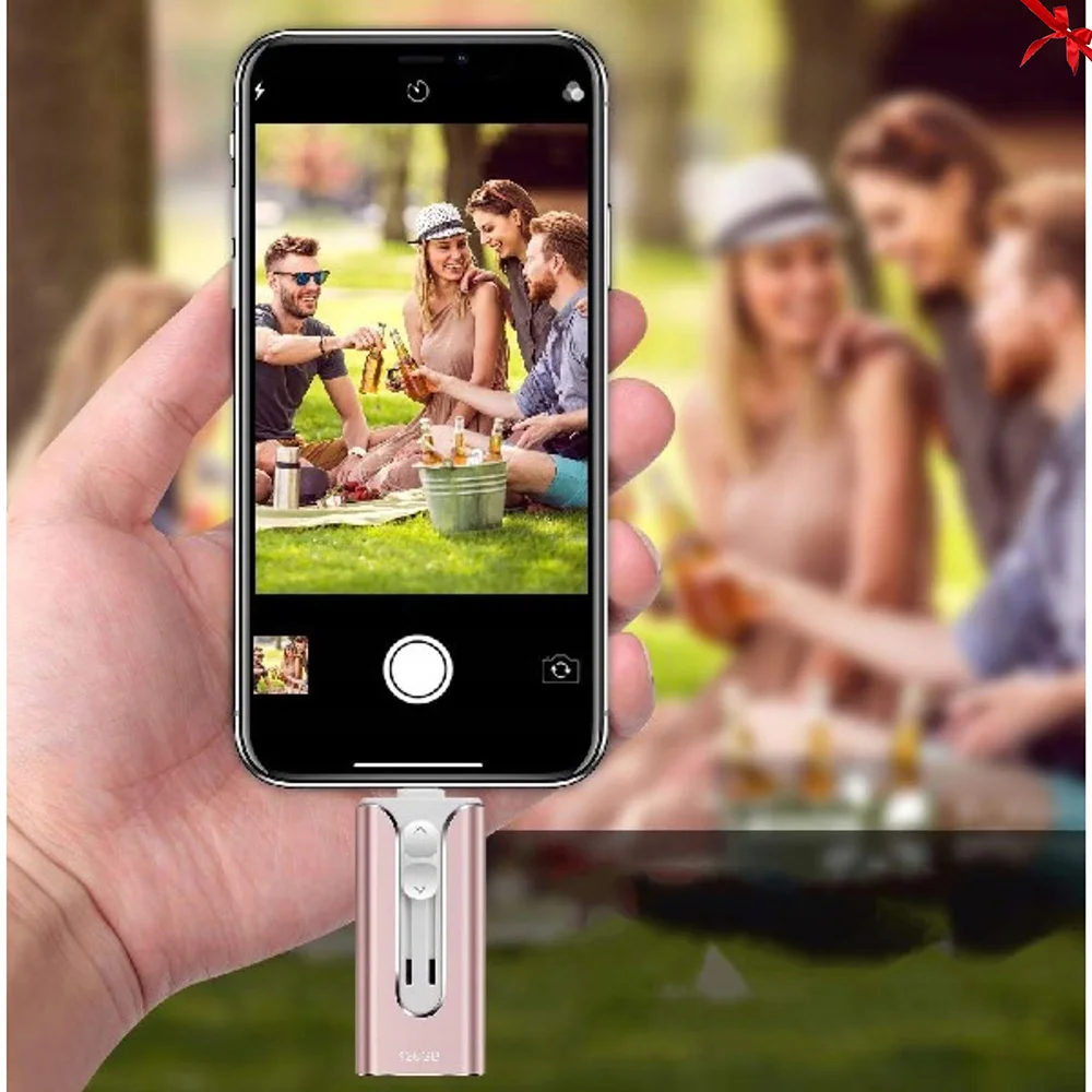 Hochgeschwindigkeits-USB-3.0-Flash-Laufwerk, 128 GB Speicherstick für iPhone, Geräte mit Typ-C-Anschluss, Android und PC, externes Laufwerk, Speicherstick für Fotos, schneller Versand. – Detail 9