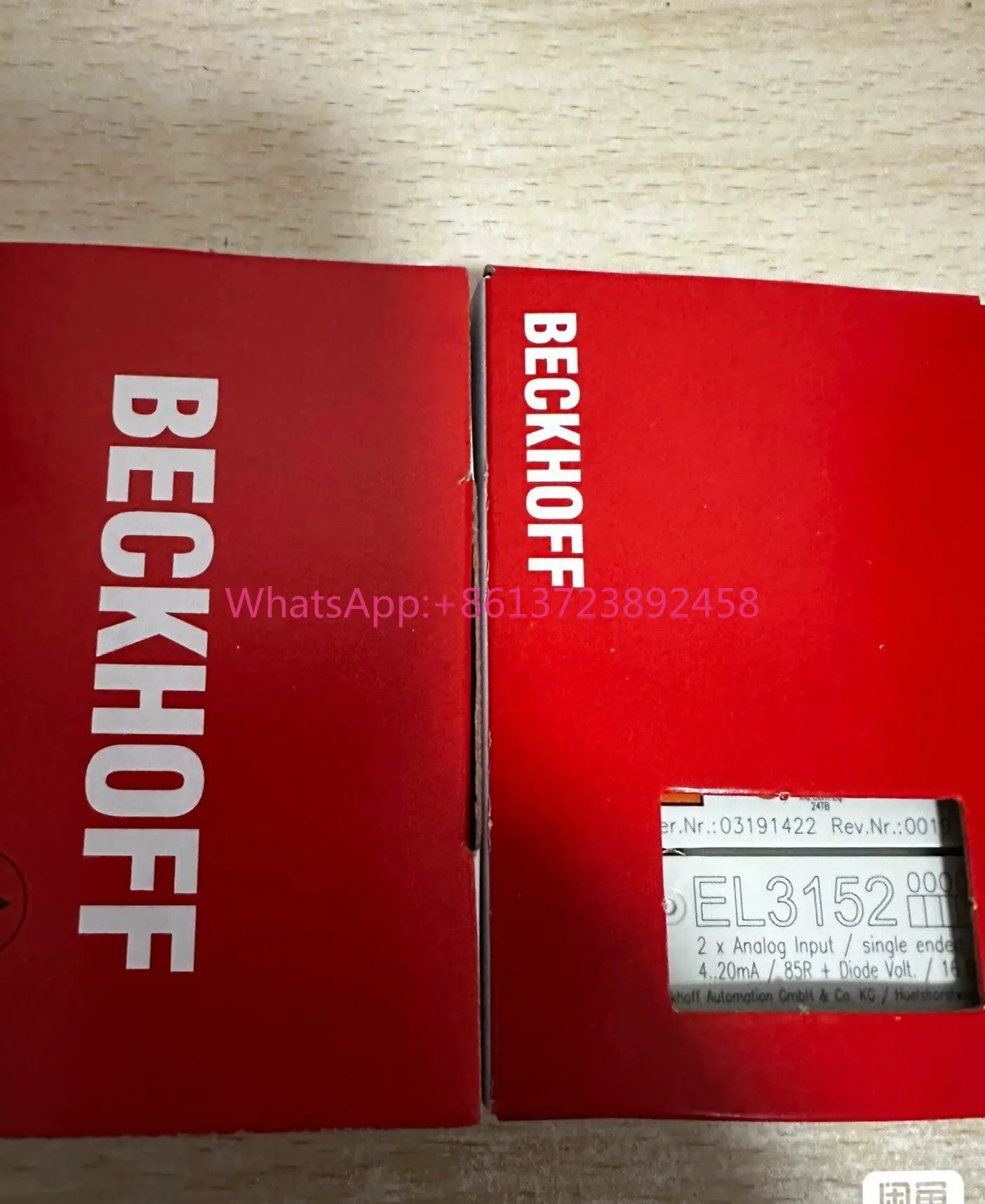

Beckhoff module EL3152 is brand new and original, high quality