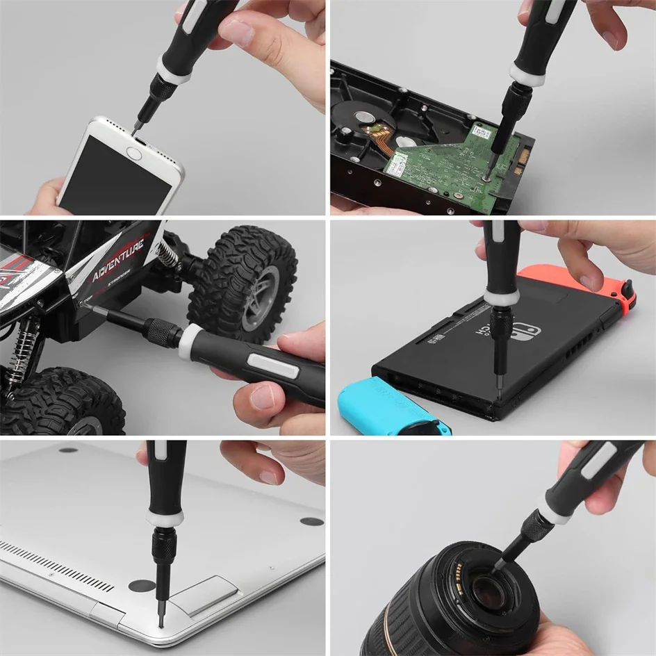 152-in-1 Magnetisches Präzisions-Schraubendreher-Set mit Hex- und Phillips-Magnetbits für iPhone, PC, professionelle Reparatur, Handwerkzeug-Schraubendreher – Detail 18