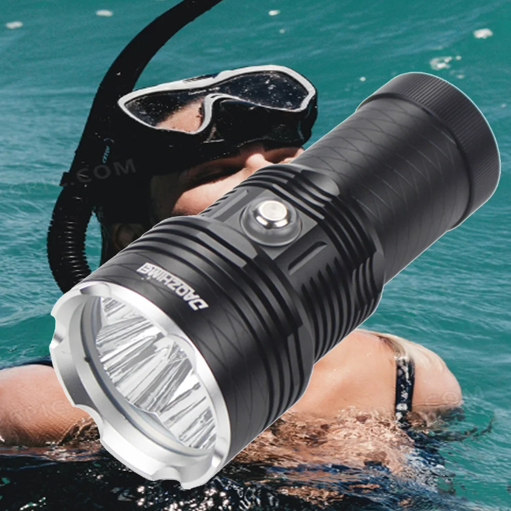 

Professional 4*XHP70 LED Flashlight Underwater Video lantern lamp for Photographer Diving lantern Lighting 18650 Hunting Torch
