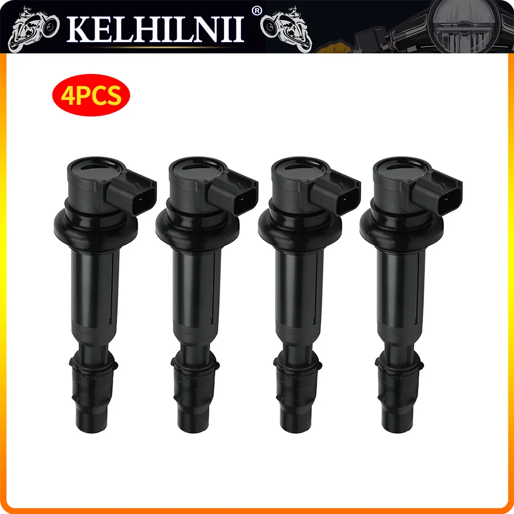 2/4PCS Ignition Coil F6T553 For Triumph Tiger 800 XR XCA Kawasaki ZX6R NINJA Motorcycle Accessory