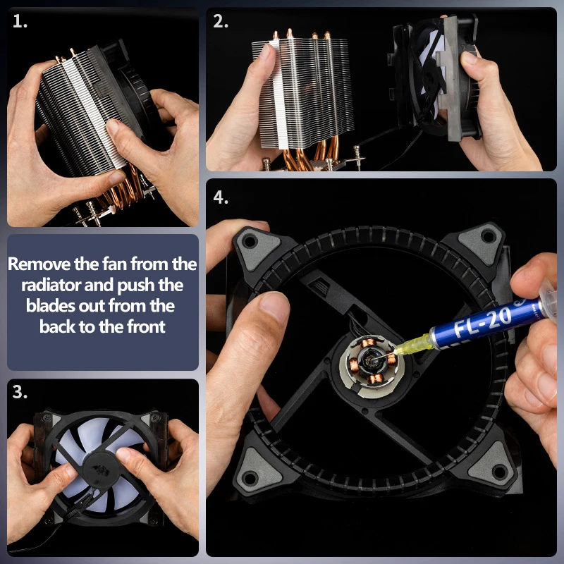 FL-20 Special Lubricating Oil for Cooling Fan High Speed Fan Grease Suitable for Various Types of Fan Shaft Bearings