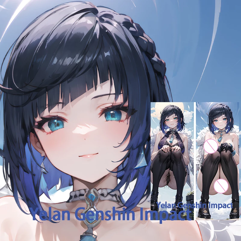 

Dakimakura Yelan Genshin Impact Double-Sided Anime Pillowcase for Adults, Life-Size Hugging Pillowcase
