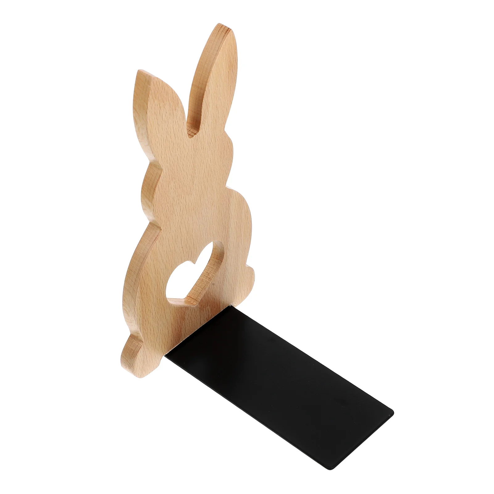 

Wooden Rabbit Book Stand Nursery Bookshelf Holder Chinese Bookshelves Ends Stoppers Bears Decorate
