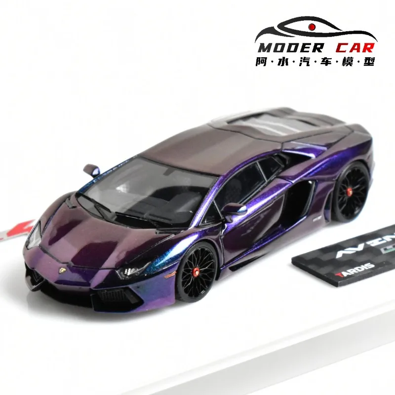 

TARDIS 1:64 Lamborghini aventador LP700-4 модель автомобиля из смолы, подарочная игрушка для детей и коллекционный предмет для взрослых.