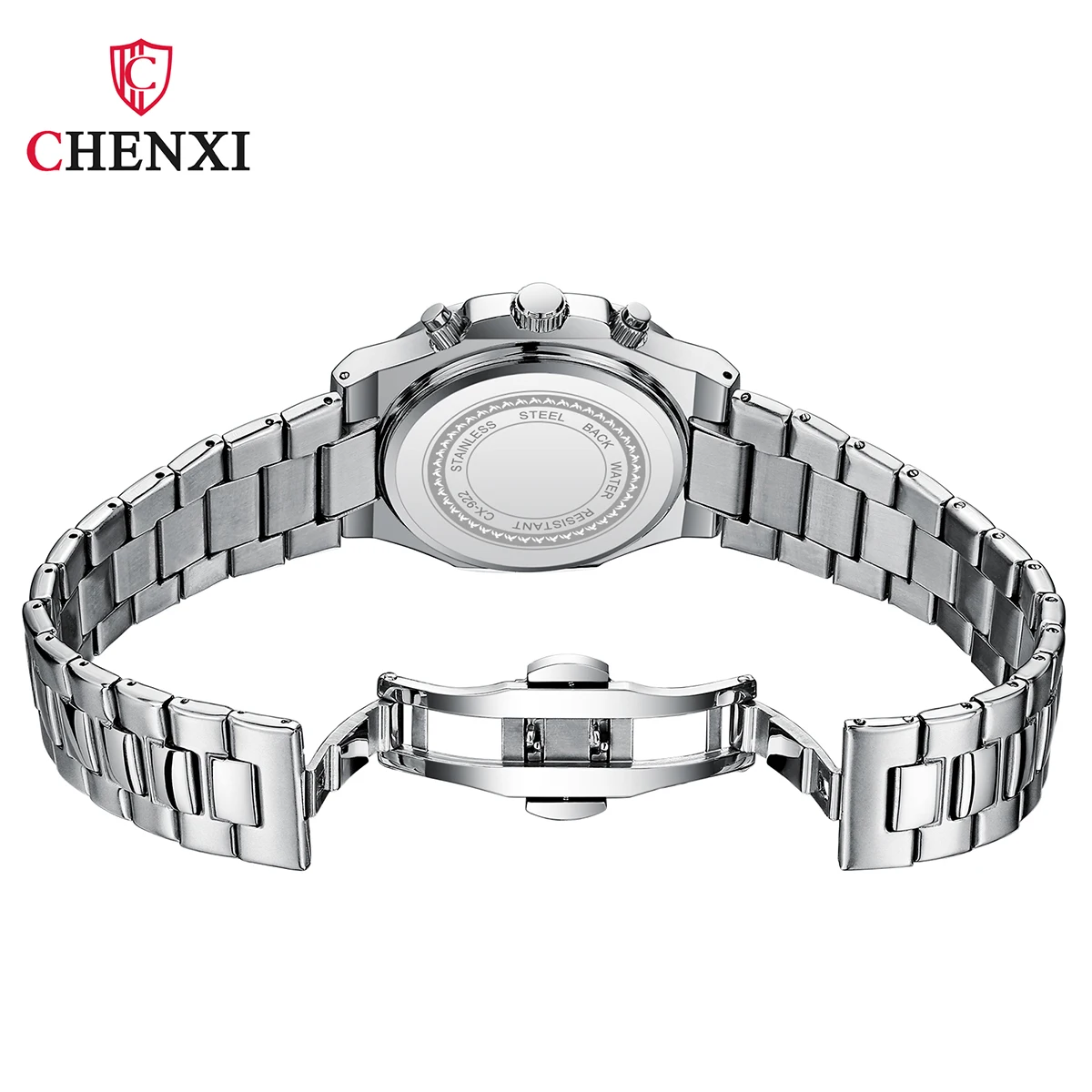 CHENXI Luxury Watch Men Waterproof Luminous Chronograph Mens Watches Stainless Steel Quartz Wristwatches