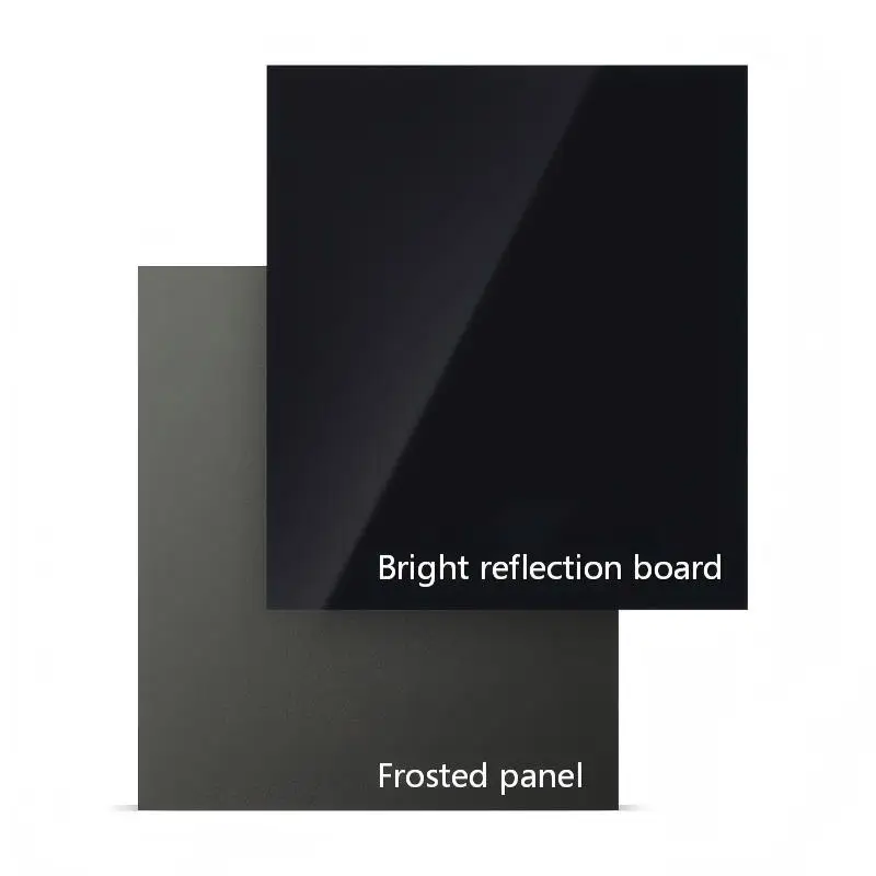 Mirror Light Black Acrylic Board Can Reflect Sheet Methacrylate Plate Custom DIY Craft Project Sign Table Number Sign