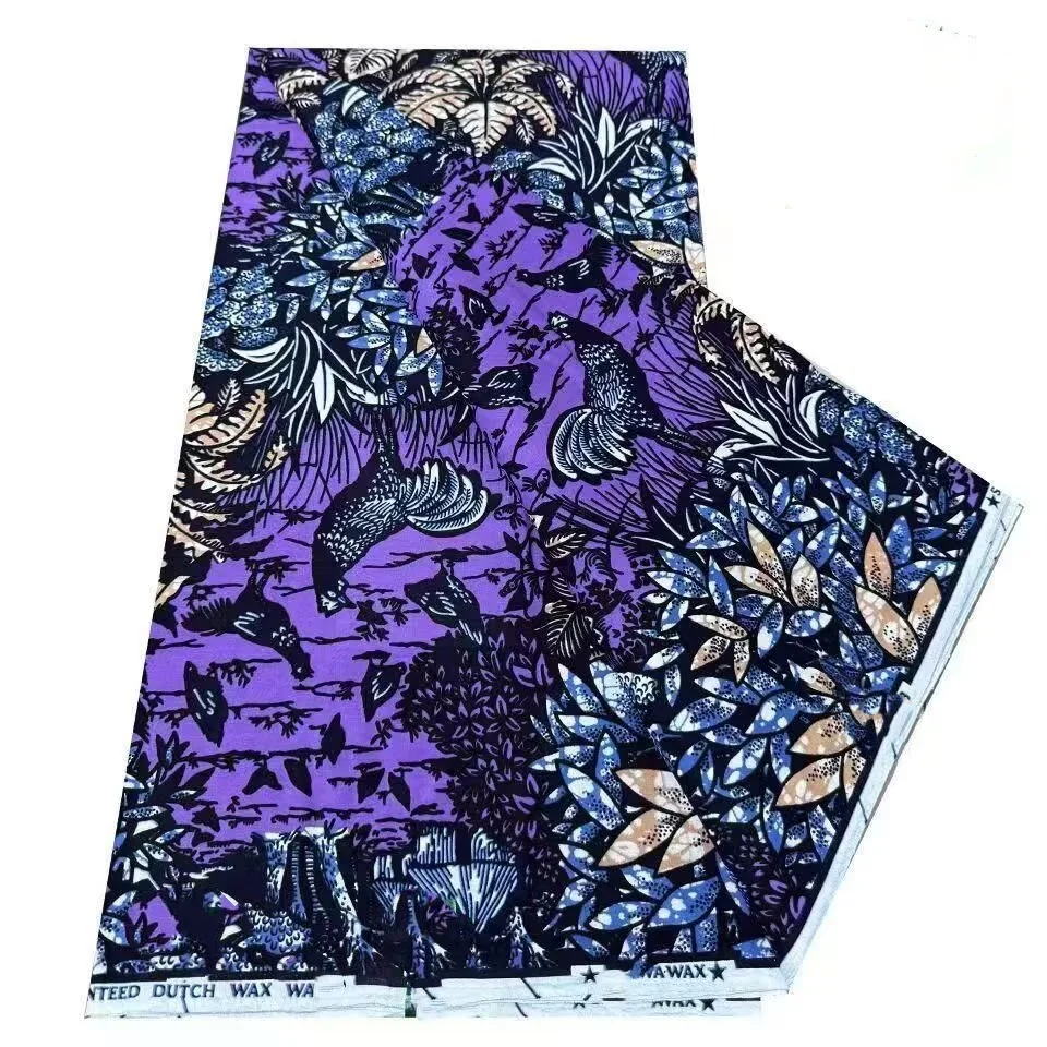 

2025 Nigerian Supe- Wax Print African Fabrics High Quality for Patchwork New Style Fabric for Clothing Home Decor HS12