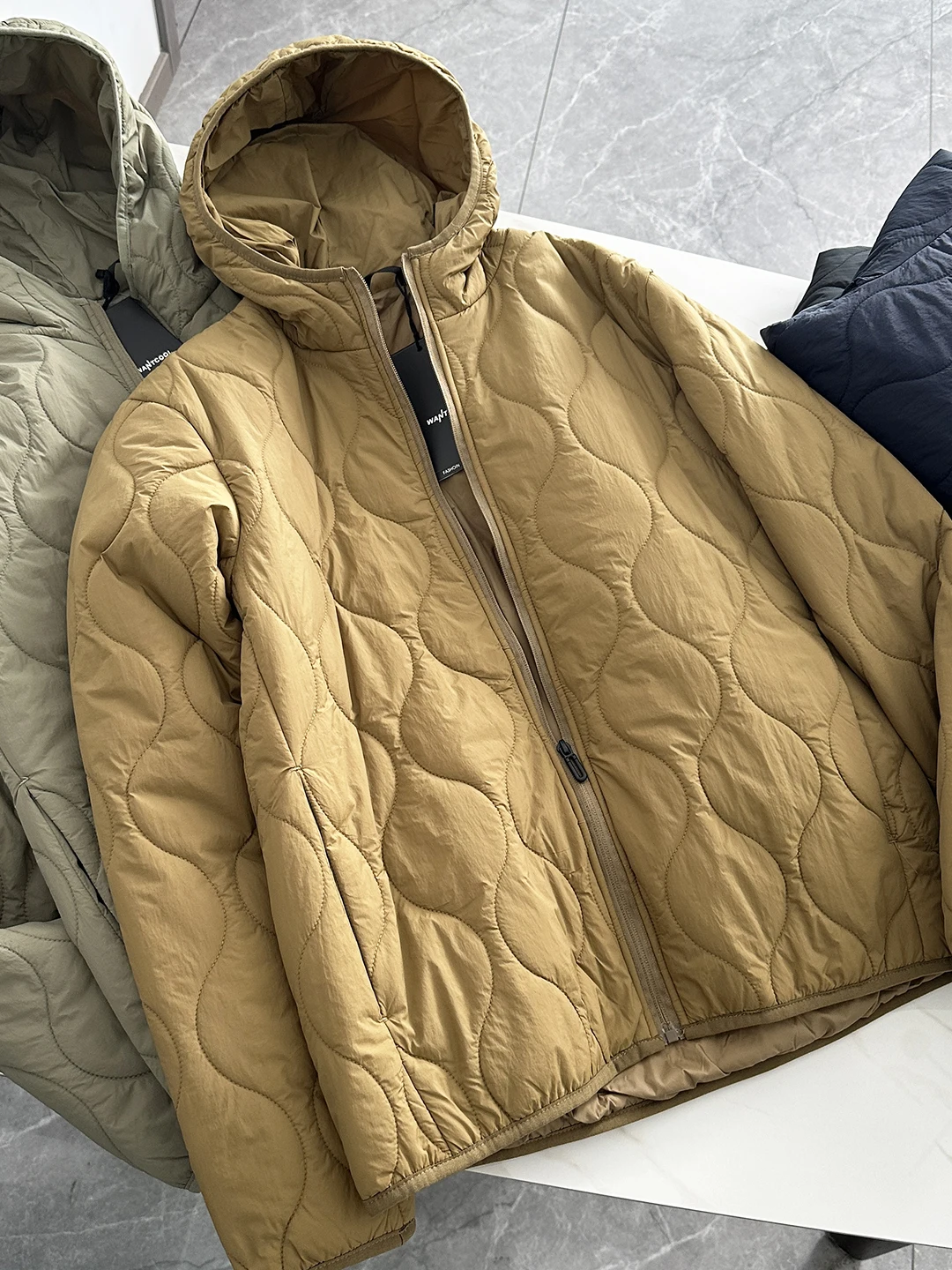 

Lightweight Warm Cotton Jaet with Hood Outdoor Casual Men's Faion Ci Sle Long Sve Youth Pure Color Warmth