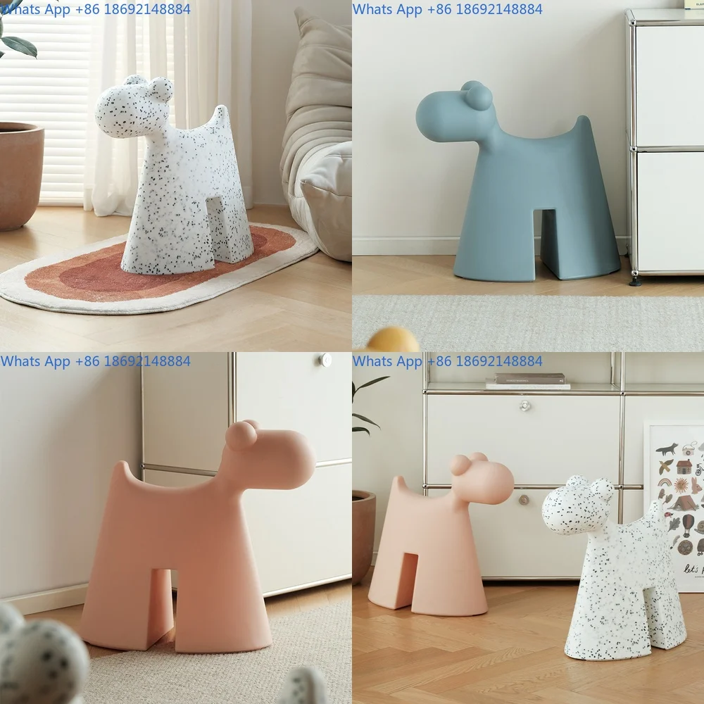 

Creative Animal Stool for Living Room Bedroom Cute Cartoon Dog Low Seat Home Decor