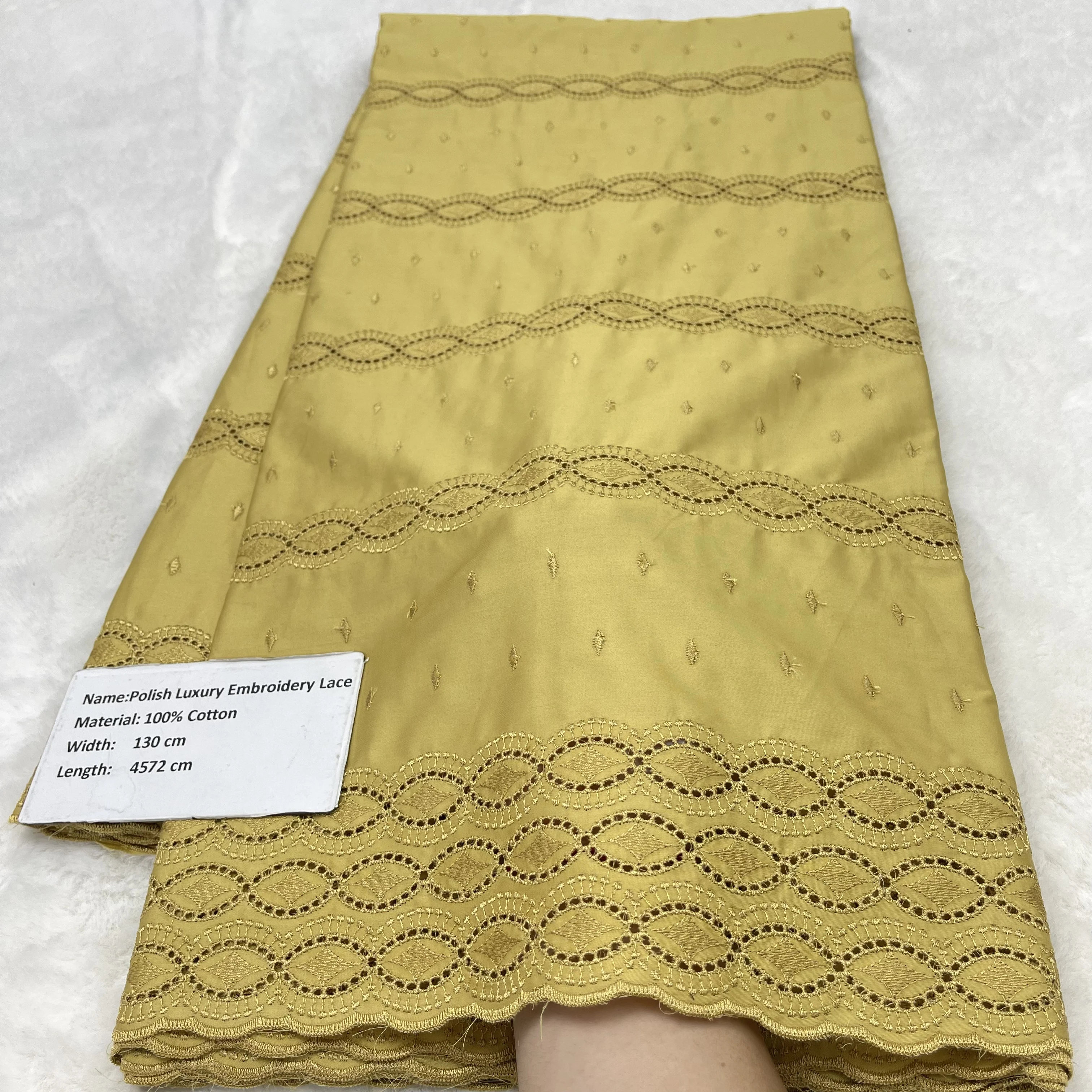 

High Quality Swiss Voile Lace In Switzerland 100% Cotton Polish Dry Men Dress Lace fabric For Wedding Dresses Africa Fabrics