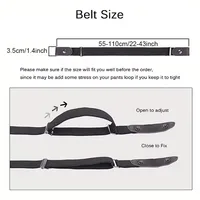 2pcs set No Buckle Elastic Belt For Women Men Unisex Stretch Belt For Pants Jeans Casual Buckle Free Adjustable Invisible Belts - Image 4
