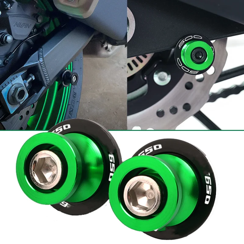 

For Kawasaki Ninja 250 300 400 650 1000SX NINJA650 Swingarm Spools Sliders Stand Screws 10MM 10MM Bolts Motorcycle Accessories