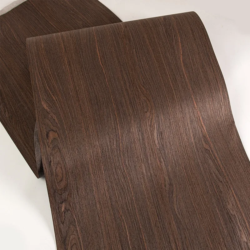 

58x250cm Smoked Oak Wood Veneer for Furniture Making & Decorative Surface Design - Engineered Surface Crafting Application
