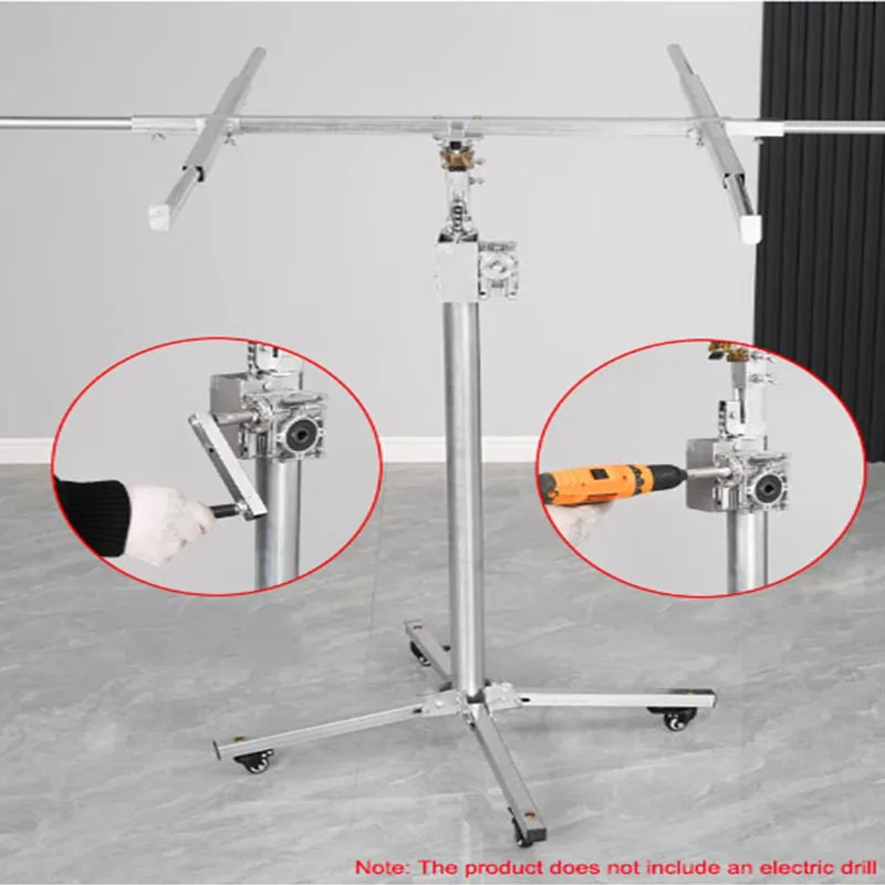 Gypsum board ceiling artifact woodworking decoration sealing board lifting bracket portable hand-operated electric three in one