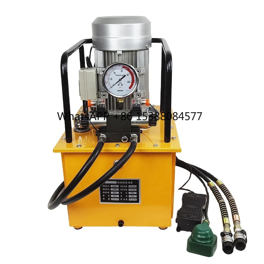 

DB300-D2 electric hydraulic pump 30L 3.0kw automotive double-acting power assembly 700bar pump