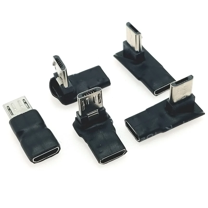 Micro USB Extension Cable Super Speed Android Elbow Extension Male To Female Data Sync USB 2.0 Extender Cable