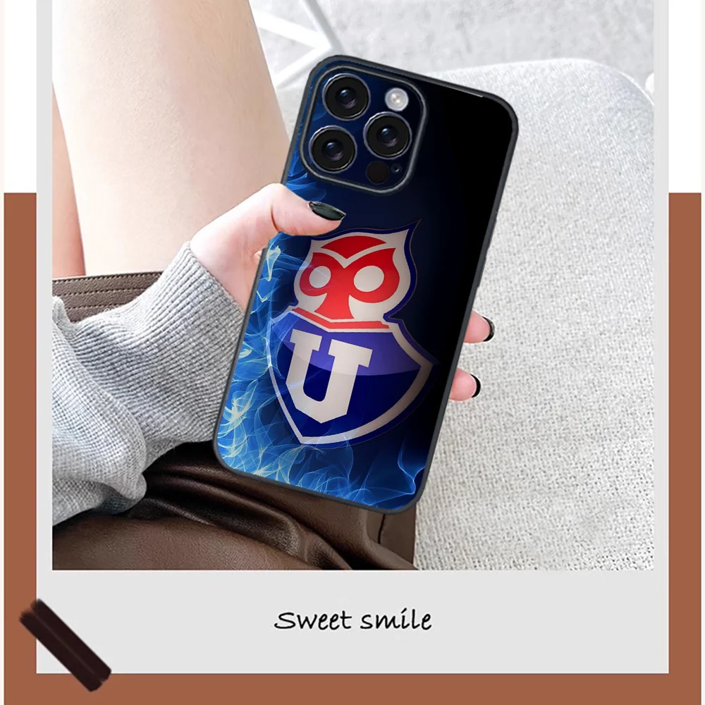 Chile University Logo Phone Case For iPhone 16 15 14 13 12 11 PRO MAX PLUS Mini TPU Soft to  Skin-friendly case