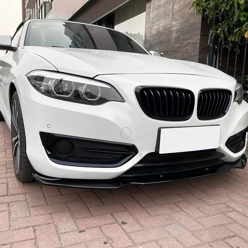 

Для BMW 2 серии F22 F23 220i 218i 228i 225d 220d 218d 2014-2021 автомобильный передний бампер спойлер для губ диффузор сплиттер Bodykits тюнинг