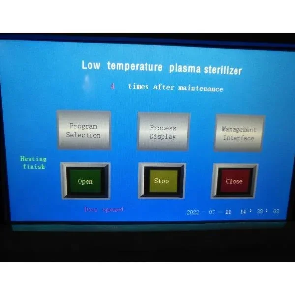 Équipement d'inspection plasma à basse température, instruments hospitaliers