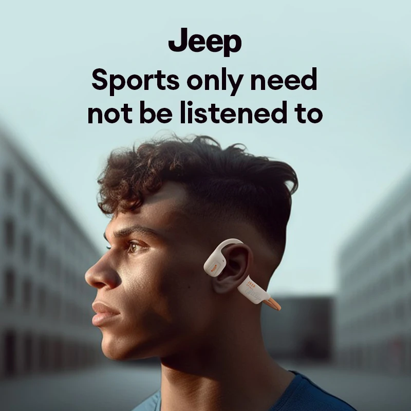 Choice JEEP JPS-EC001 IPX5 Waterproof Bluetooth 5.3 Earphones HiFi Ear Clip Headset Headphones Large Capacity Standby 2023 New