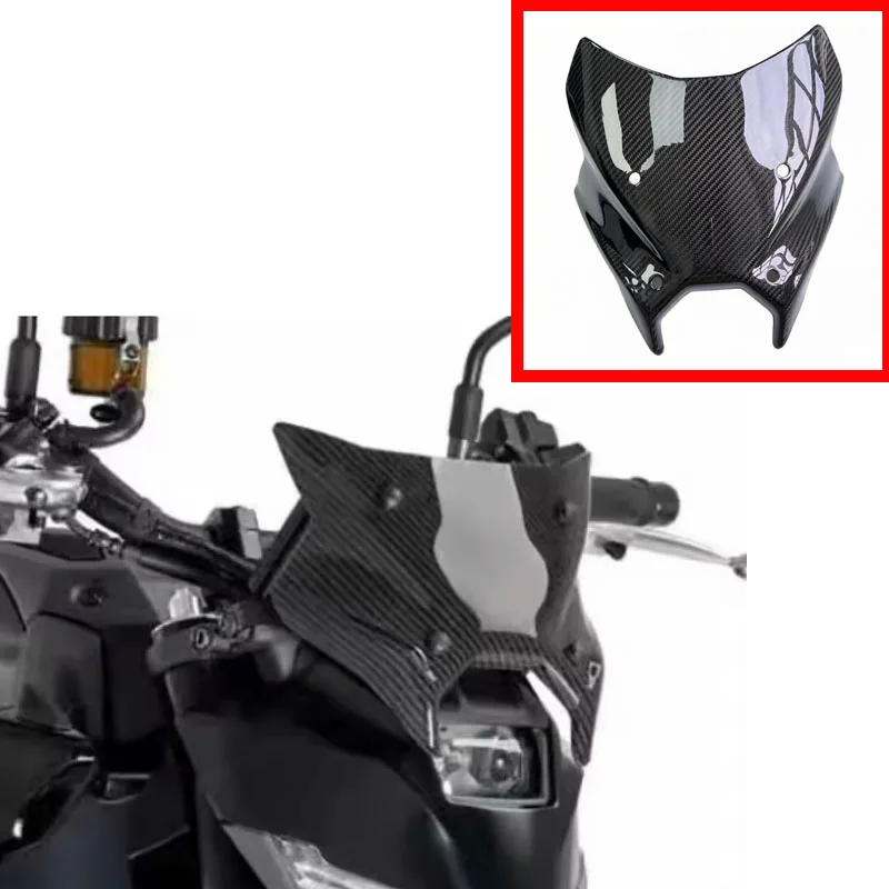 

For Yamaha MT-09 MT09 SP 2024 2025 motorcycle 3K carbon fiber windscreen and windshield glass MT-09 2024 2025
