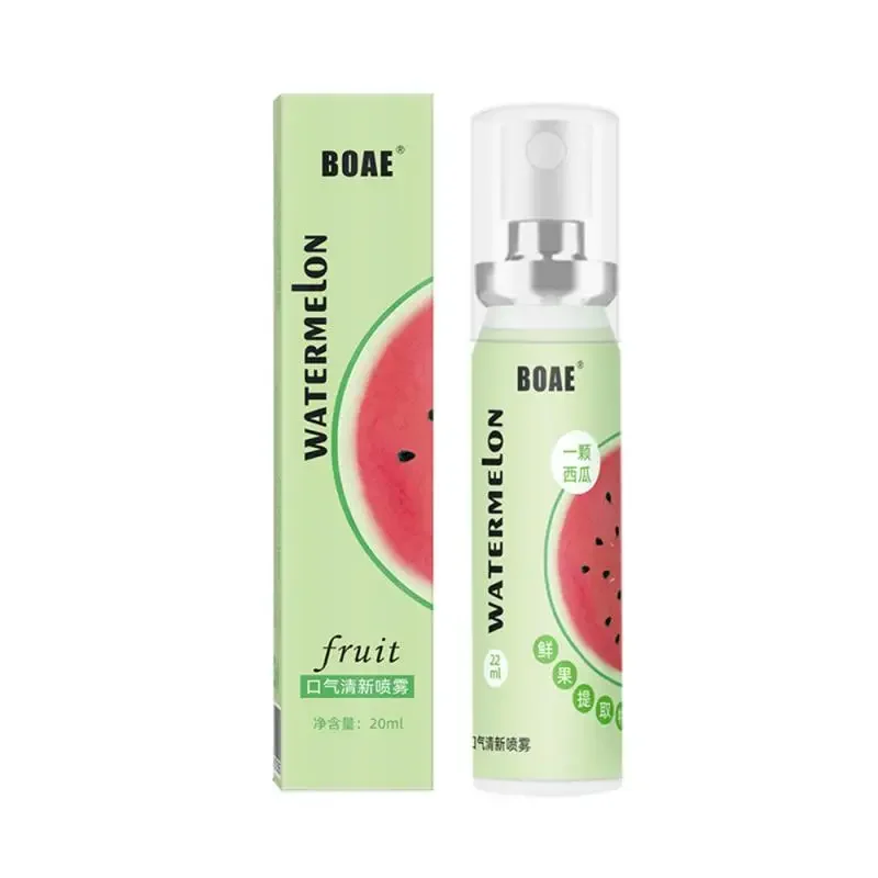 Oral Fresh Spray 20ml Mouth Freshener 5 Smell Fresh Breath Mouth Fruit Litchi Peach Grape Flavor Persistent Portable Oral Care