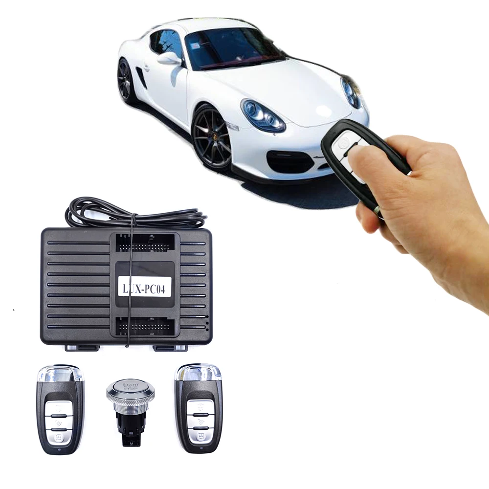 For Porsche Cayenne 2006-2009 Facelift Push Button Starter Stop System PKE Keyless Entry Remote Start Car Accessories Bluetooth