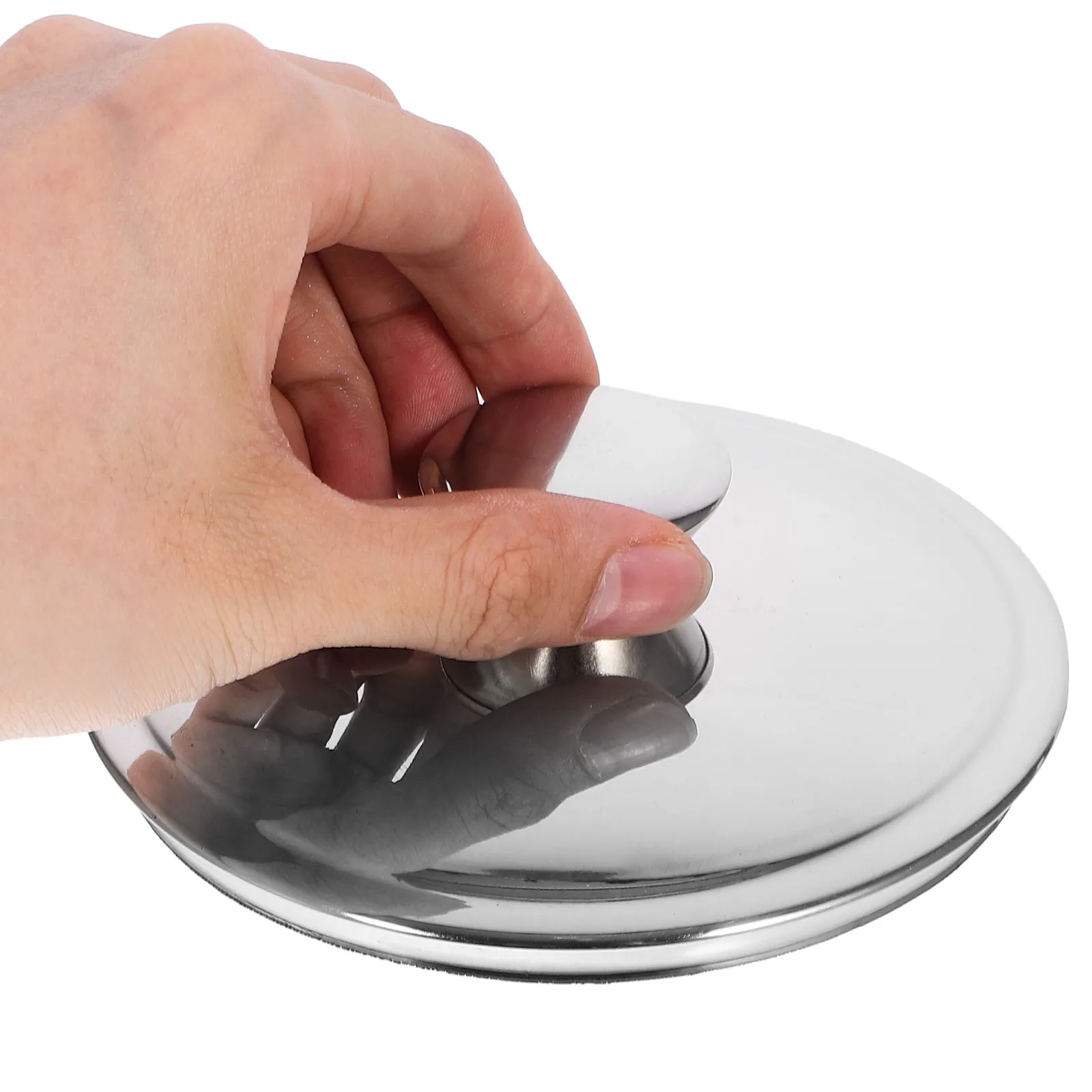 Replacement Stainless Steel Seasoning Pot Lid Drop Resistant Shatterproof Smooth Scratch Resistant Universal Oil Jar Cover