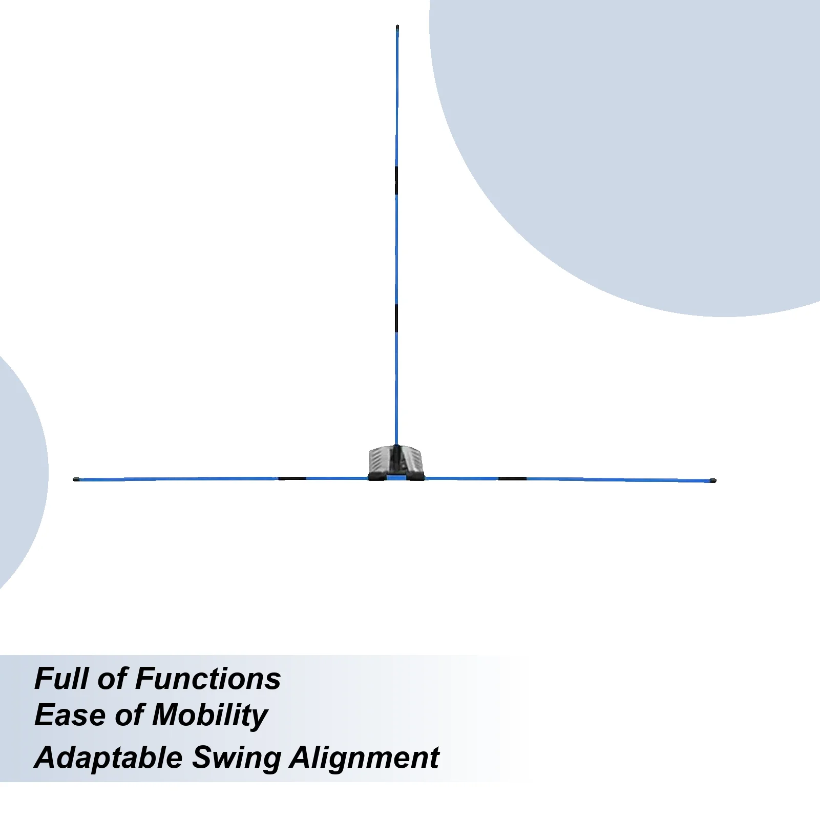 

Alignment Sticks For Golf Training Detachable Trainer Rod Golf Swing Training Aid For Practice Indoor Chipping Hitting Backyard