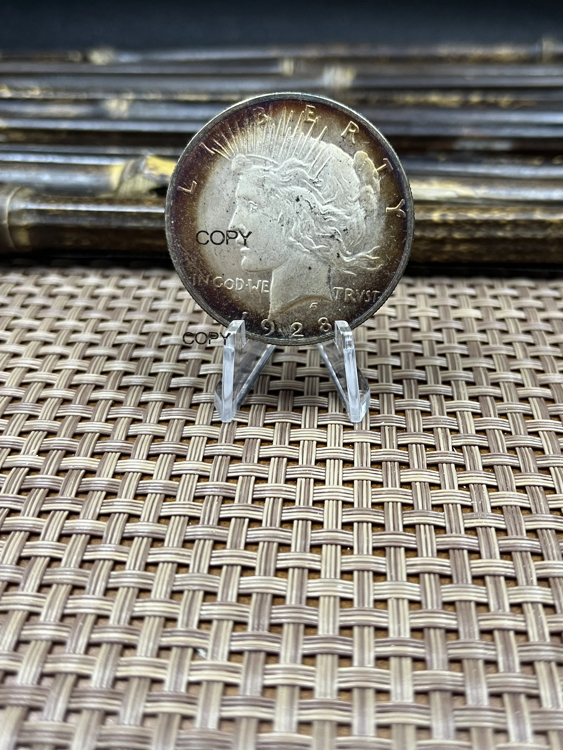 US 1926 D 1927 S 1934 D 1935 S 1 Un dólar de paz Réplica chapada en plata Monedas conmemorativas de la libertad de EE. UU.