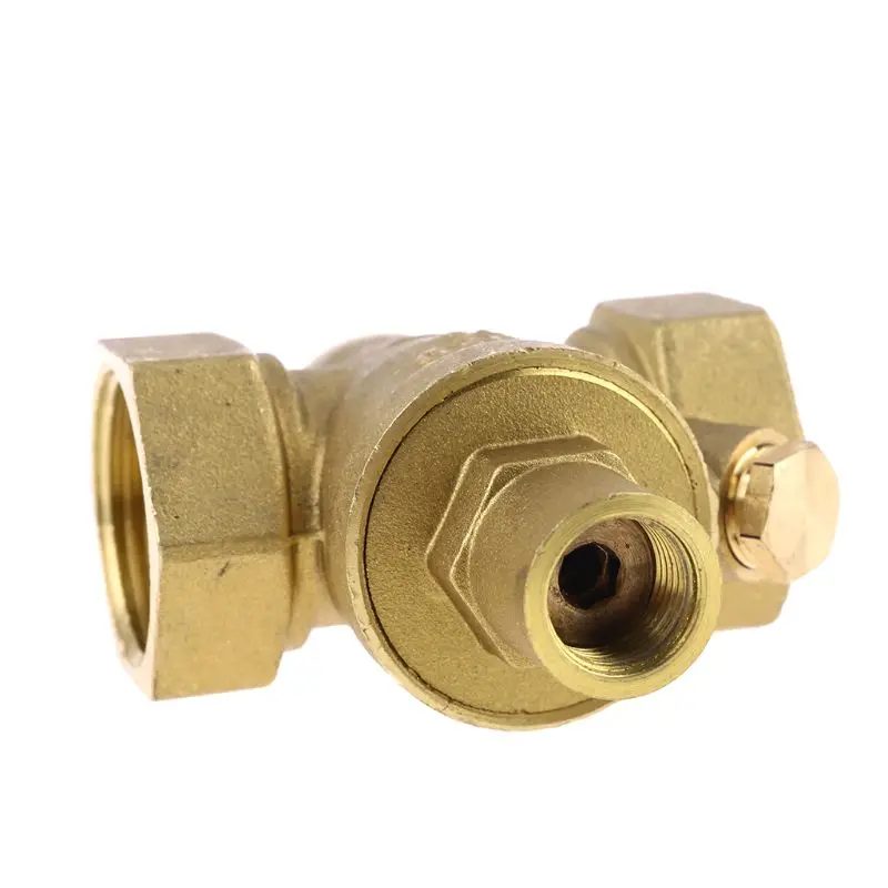 DN25 1 "/DN20 (G 3/4")/DN15(G1/2 ") valvola regolatore di riduzione della pressione dell'acqua in ottone regolabile PN 1.6 nuovo