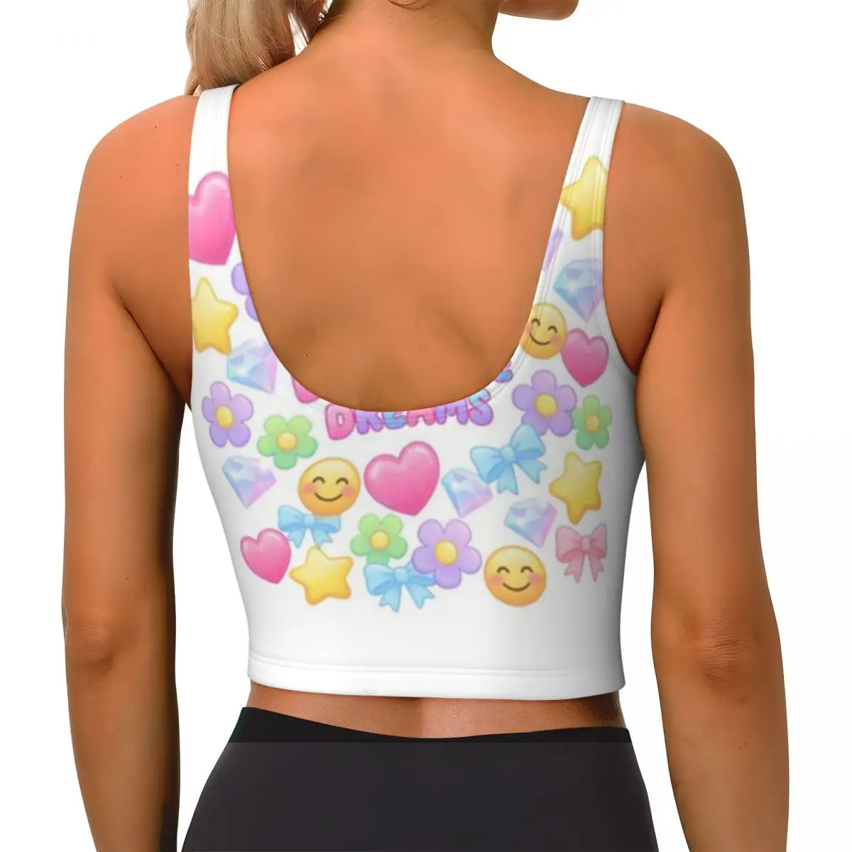 Hiit Training Top Dopamine Dreams Pastel Charm Aesthetic Golf Exercise Sports Tank Top