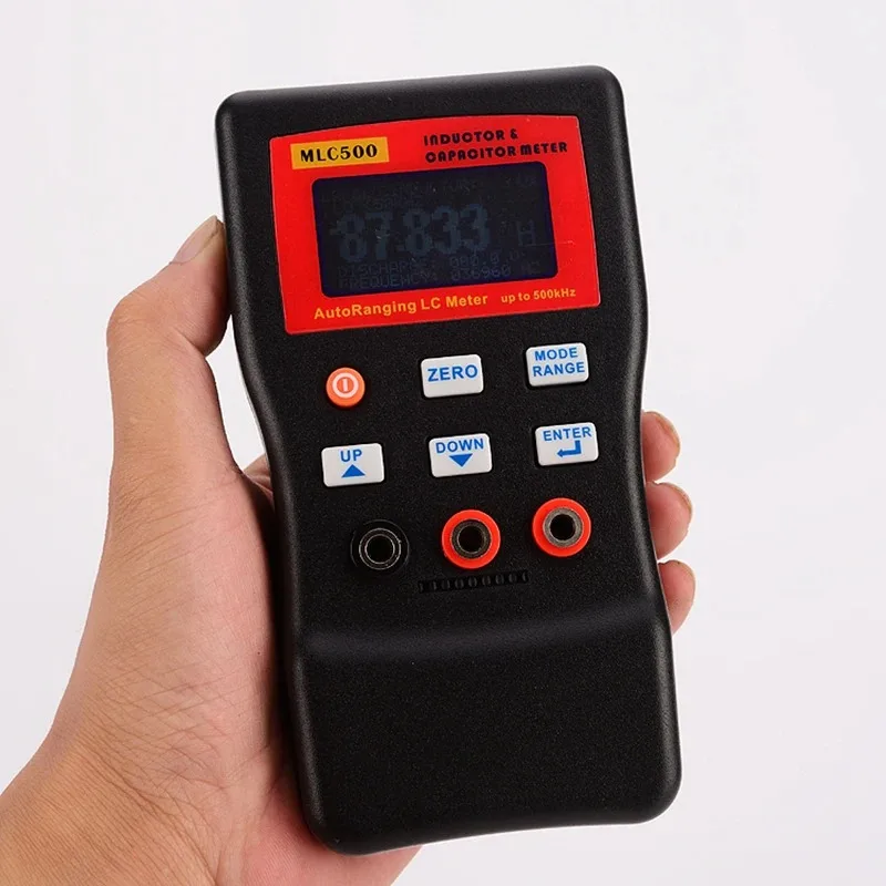 

Precision Digital Capacitance Inductance Meter AutoRange Component Tester 500KH Oscillation Inductance Multimeter 0.01p