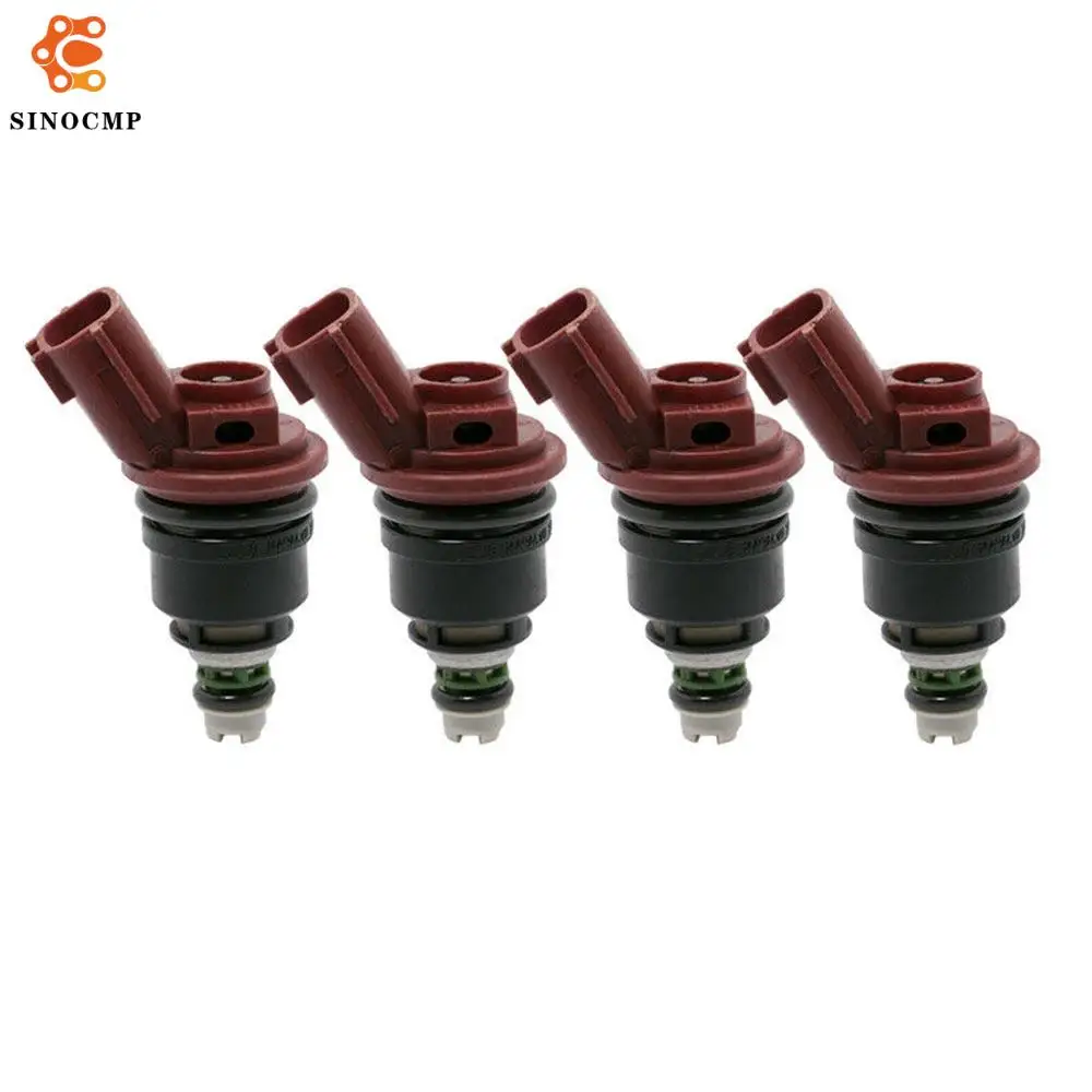 4Pcs OEM 750cc Jecs Side Feed Fuel Injectors Nozzle Common Rail Injector Assembly For Nissan SR20 DET S13 S14 S15 E85