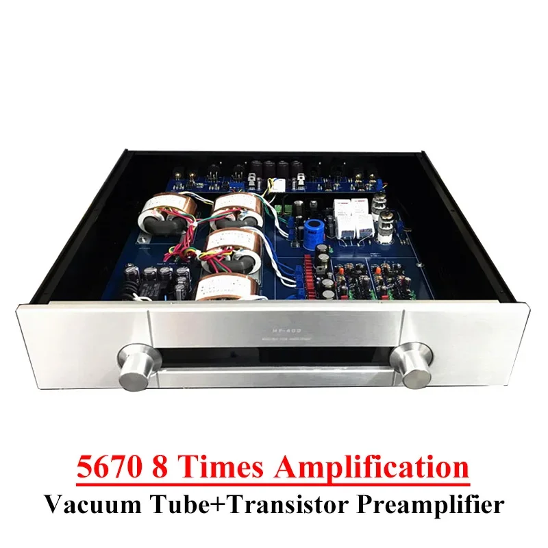 

5670 vacuum tube MP400 preamplifier transistor preamplifier RCA balanced XLR input and output HIFI power amplifier audio