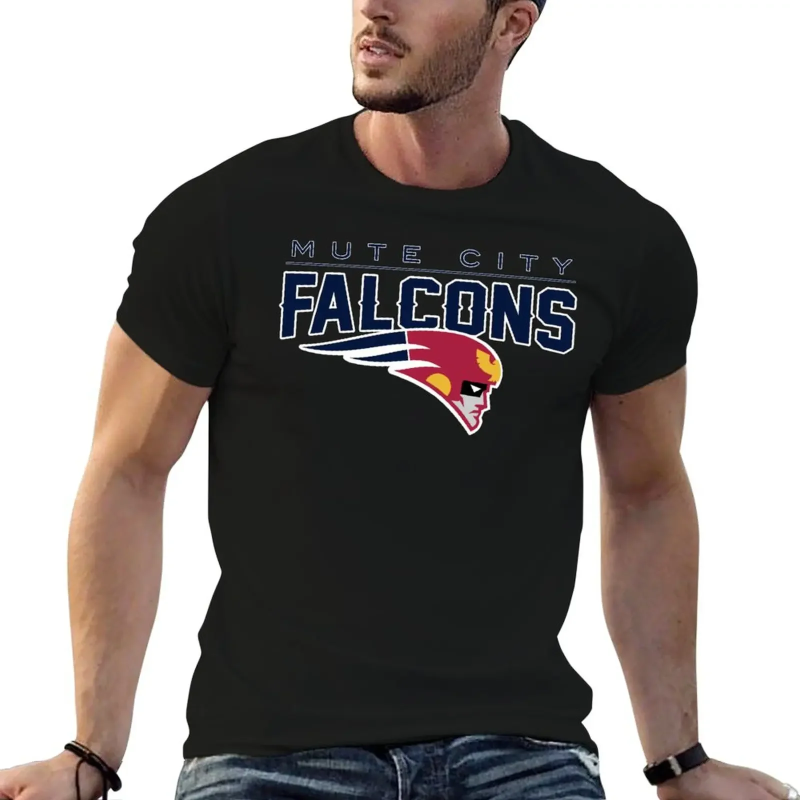 

Mute City Falcons T-Shirt designer shirts oversized graphic tee customs design your own mens clothes