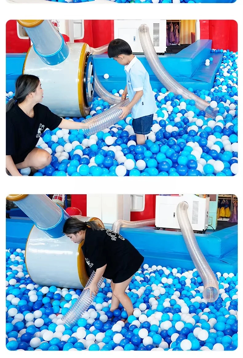 Indoor Playground Stainless Steel Ocean Ball Washing Machine Ball Pool Pit Dry Cleaning Commercial Use Eco-Friendly Equipment