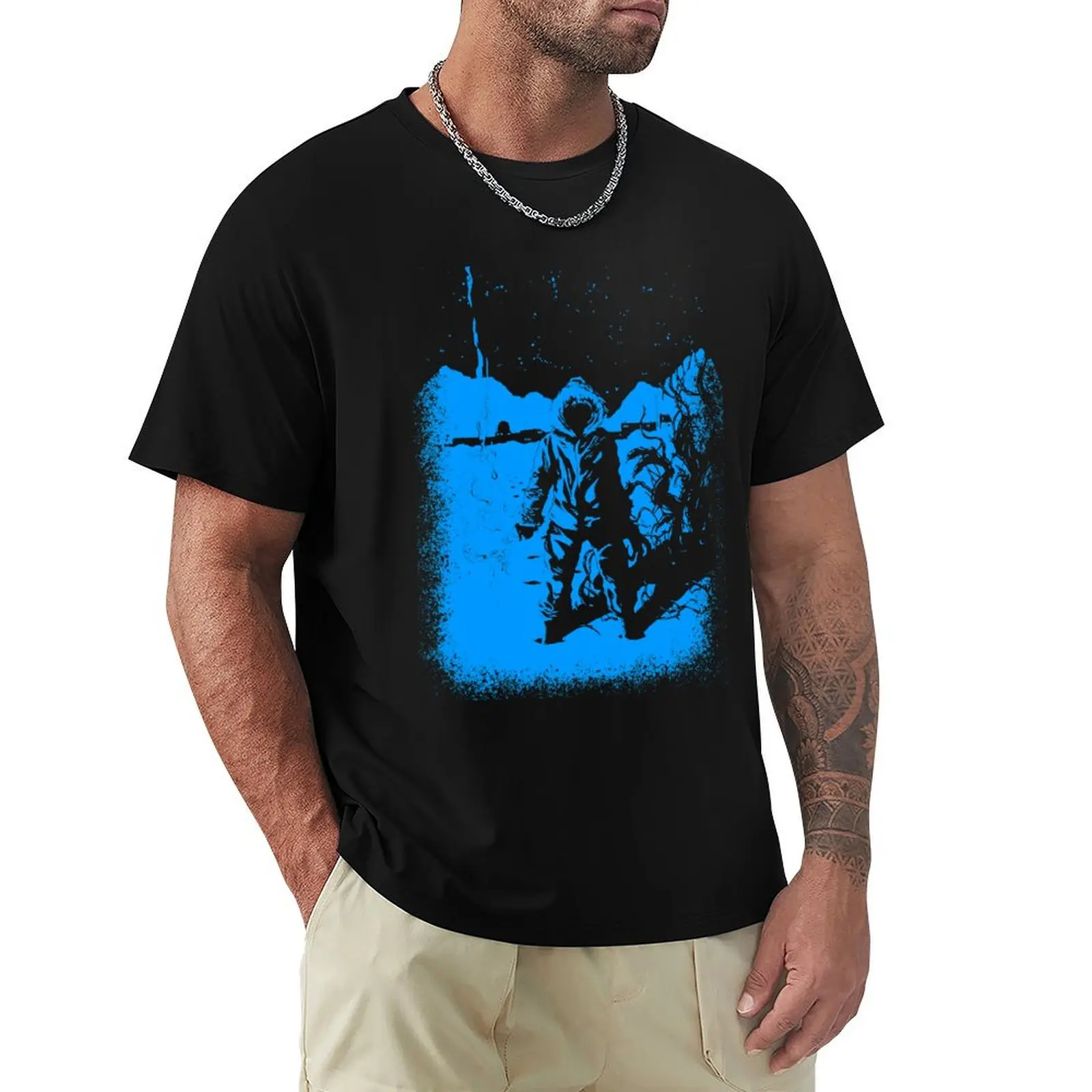 Thing ice T-Shirt Casual All Match Tee Shirt for Men