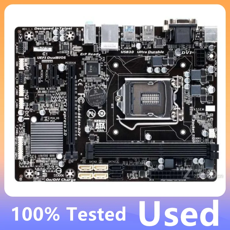 

100% Original Testing Ga-b85m-d2v Motherboard 16gb Lga 1150 Ddr3 Micro Atx Motherboard