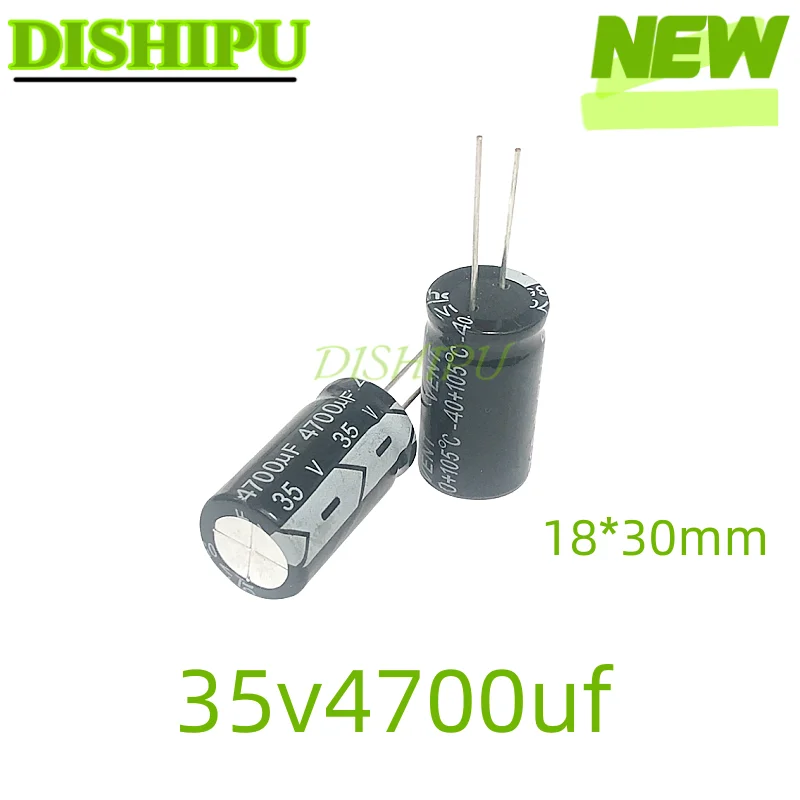 5pcs 35v4700uf aluminum electrolytic capacitor volume 18*30mm