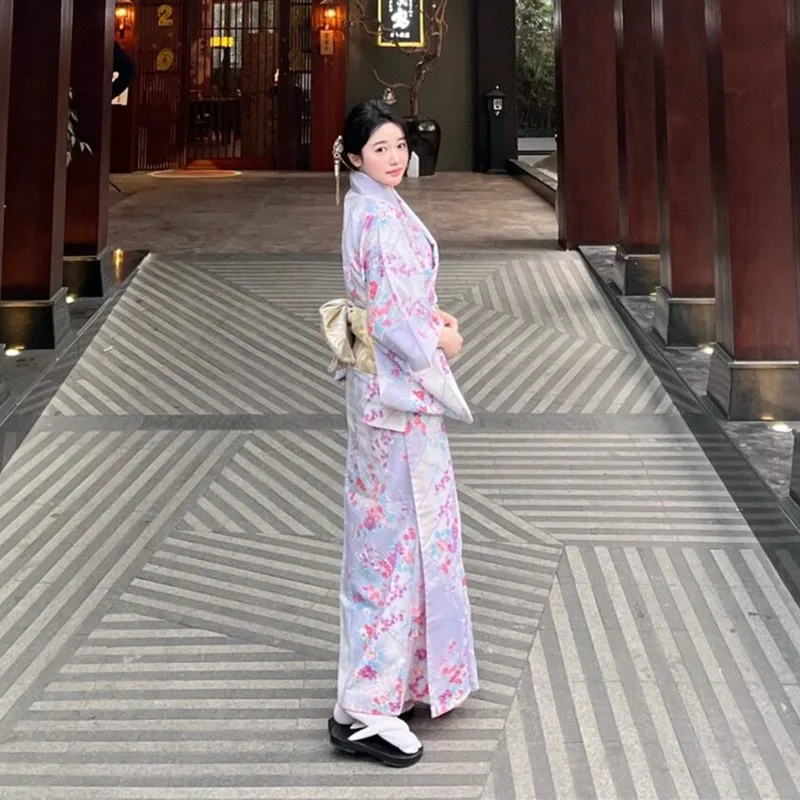 Japanese Style Bathrobe Girl Dress Trip Shoot Kimono