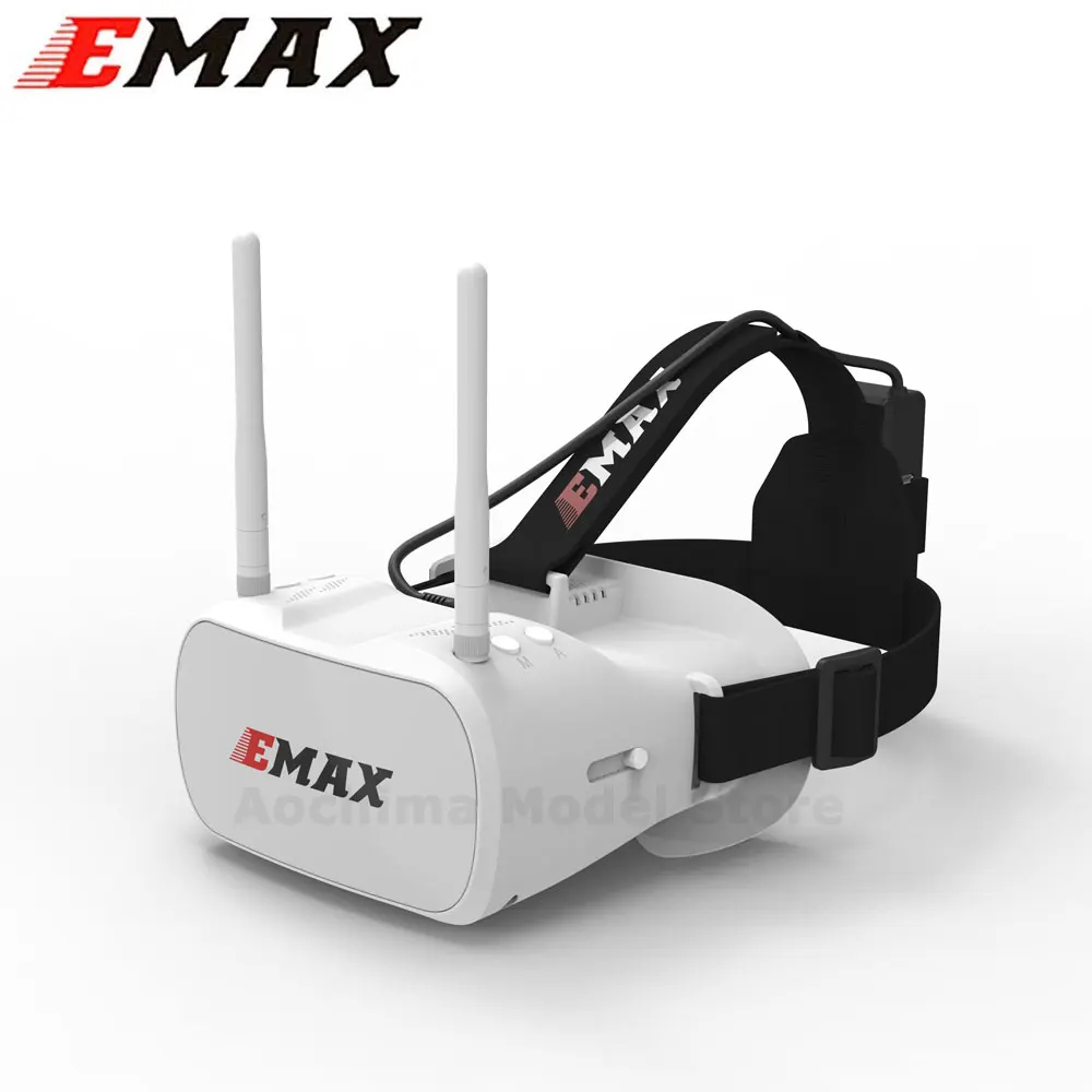 

Emax 5,8G 48CH FPV очки Tinyhawk Diversity Goggle 4,3 дюйма 480*320 видеогарнитура с двойными антеннами 4,2 В 1800 мАч аккумулятор