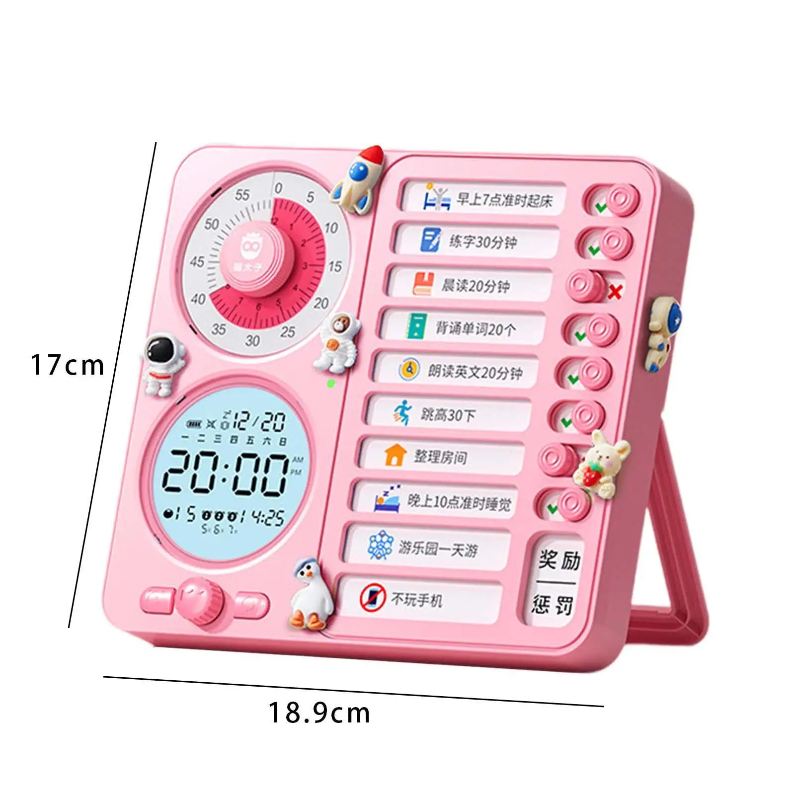 Визуальный таймер, перезаряжаемый «сделай сам», контрольный список, доска объявлений для офисных напоминаний