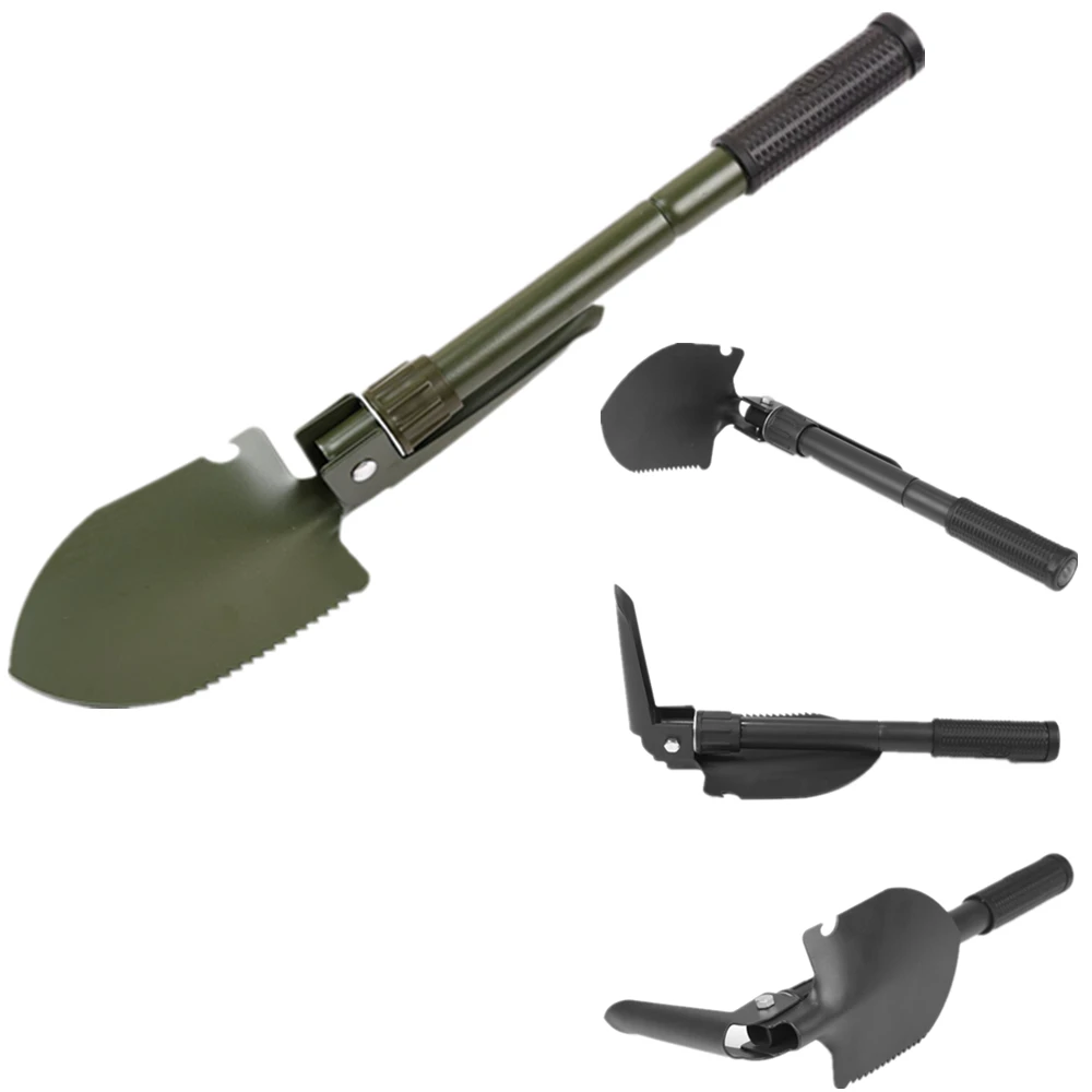 Multi-function Folding Military Shovel Folding Shovel Survival Spade Trowel Shovel Outdoor Camping Tactical Shovel Garden Tools