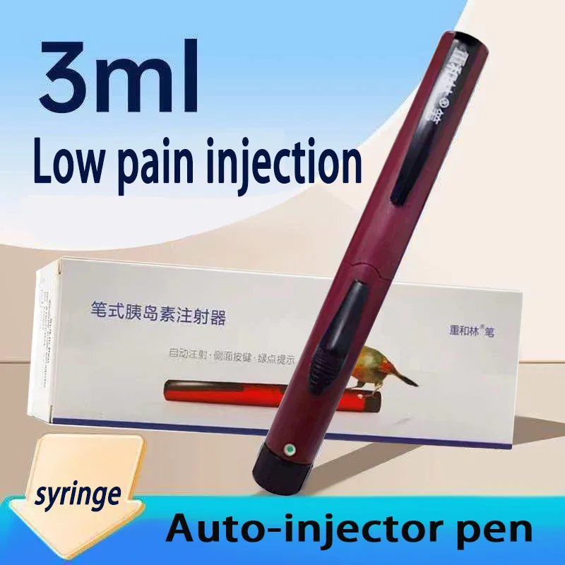 

Многоразовая полностью автоматическая инсулиновая шприц-ручка Chonglin с картриджем на 3 мл