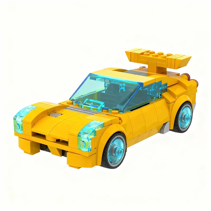 261 Piezas MOC City Champions Super Car Synkro Hot Wheels Acceleracers, Modelo Tecnológico, Bloques de Construcción Creativos DIY, Regalo para Exhibición